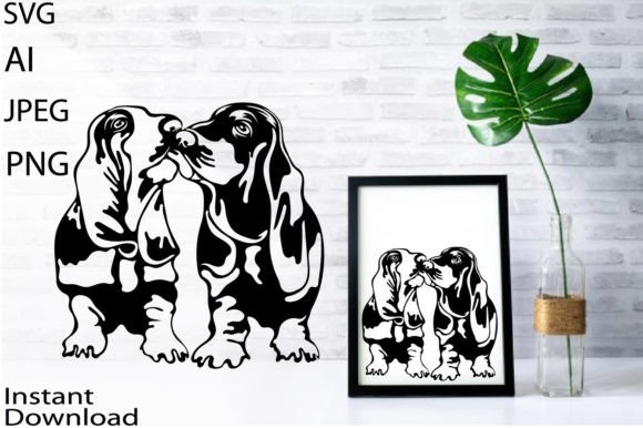 Basset Hound Love Dog: A Designer's Review for Embroidery