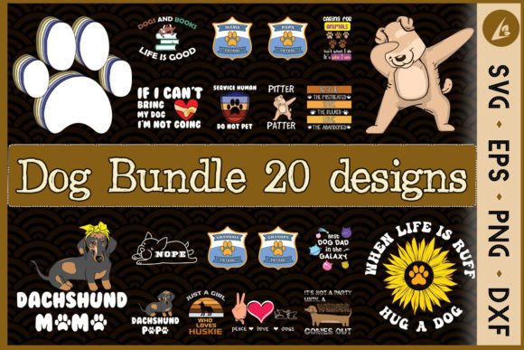 Dog SVG Bundle 20 Designs: A Designer's Take