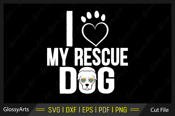 I Love My Rescue Dog SVG: A Designer’s Review
