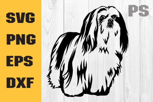 Lhasa Apso Dog Svg, Clipart, Vector: Designer Review