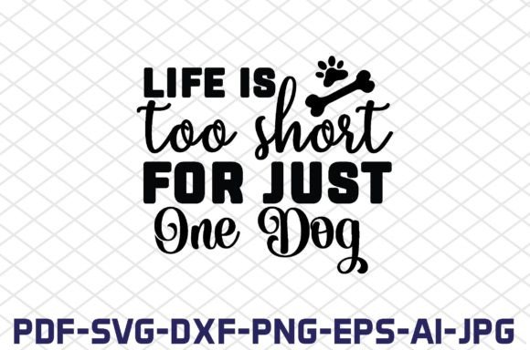 Life is Too Short for Just One Dog – An Embroidery Design Review