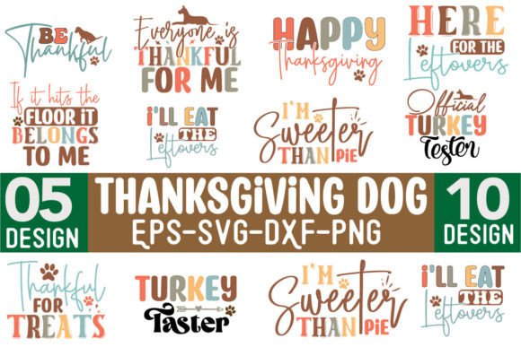 Thanksgiving DOG SVG Design Bundle